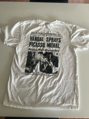 Ignored Prayers White Graphic Short-Sleeve Tee
